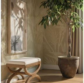 Kappa White Upholstered Accent Stool