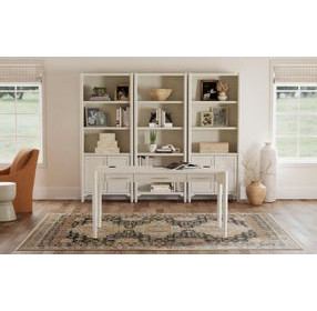 Towne White Door Bookcase