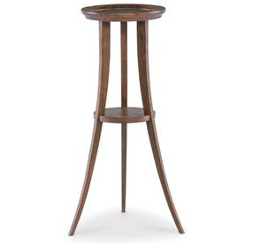 Tara Shaw French Wax Natural Round Petite Salon Accent Table