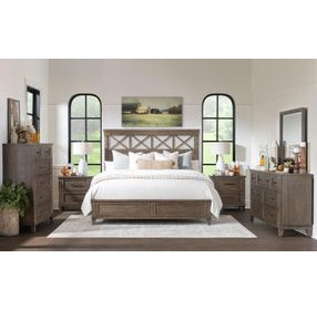 XXXs and OOOs Cocoa 7 Drawer Dresser with USB Charging