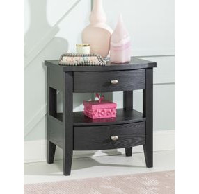 Todays Traditions Blacksmith 2 Drawer Nightstand with USB Charging
