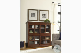Charlotte Brown Stackable Double Bookcase