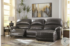 Hallstrung Gray Power Reclining Chaise RAF Sectional