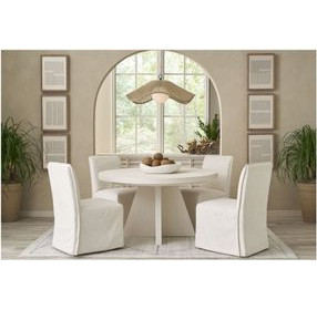 Oasis Shoreline Extendable Round Dining Table