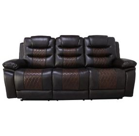 Nikko Brown Power Reclining Living Room Set Power Footrest