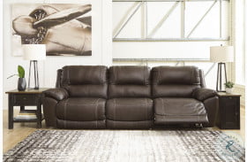 Dunleith Chocolate Power Reclining Modular Sofa