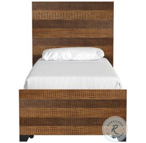 Urban Rustic Brushed Wheat Youth Storage Bedroom Set