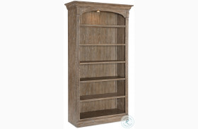 Sutter Distressed Medium Clear Oak Bookcase