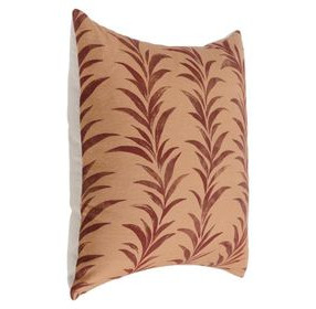 Radiant Oasis Alula Sienna and Burgundy Square Accent Pillow Set of 2