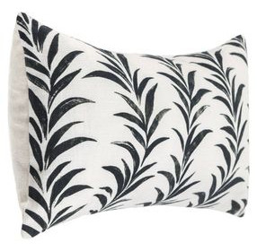 Radiant Oasis Alula Black and White Rectangular Accent Pillow Set of 2
