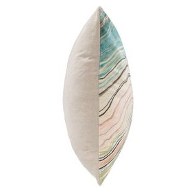 Equilibrium Zircon Mint and Green Square Accent Pillow Set of 2