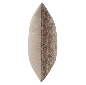 Equilibrium Beryl Cocoa Brown Square Accent Pillow Set of 2
