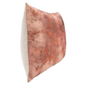 Equilibrium Onara Rose Gold Square Accent Pillow Set of 2