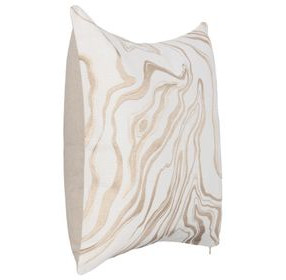 Tranquil Coasts Drift Ivory and Natural Square Accent Pillow Set of 2