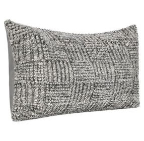Shades Vico Gray Rectangular Accent Pillow Set of 2