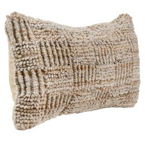 Shades Vico Caramel and Beige Rectangular Accent Pillow Set of 2