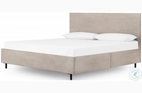 Carly Gray Wash King Storage Panel Bed