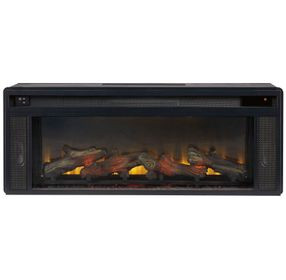 Entertainment Accessories Black Fireplace Insert