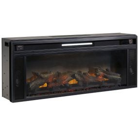 Entertainment Accessories Black Fireplace Insert