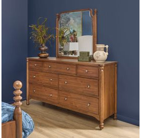 Azalea Walnut 7 Drawer Dresser