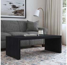 Waterfall Deep Ebony Rectangular Coffee Table