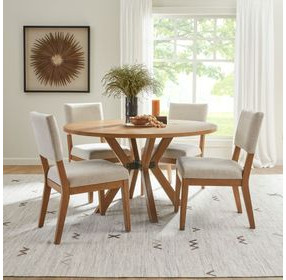 Millwork Rustic Umber 54" Round Dining Table