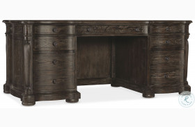 Traditions Rich Brown Executive Desk