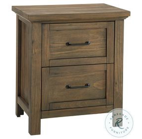 Westfield Harvest Brown 2 Drawer Nightstand