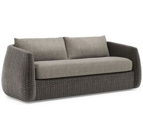 Sarene Gray 88" Outdoor Sofa