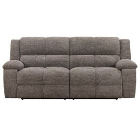 Buster Cabot Stone Manual Reclining Living Room Set with USB Charging