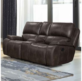 Brookings Charcoal 79" Loveseat with Dual Recliner