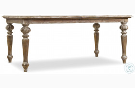 Chatelet Soft Amber Rectangular Leg Extendable Dining Table