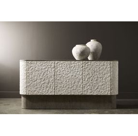 Monolith Ivory 3 Door Buffet with 1 Drawer and 3 Shelves