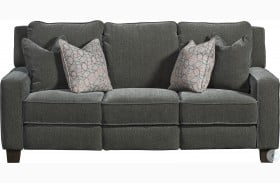 West End Charcoal Power Reclining Sofa
