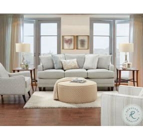 Limelight Mineral Round Arms 98" Sofa
