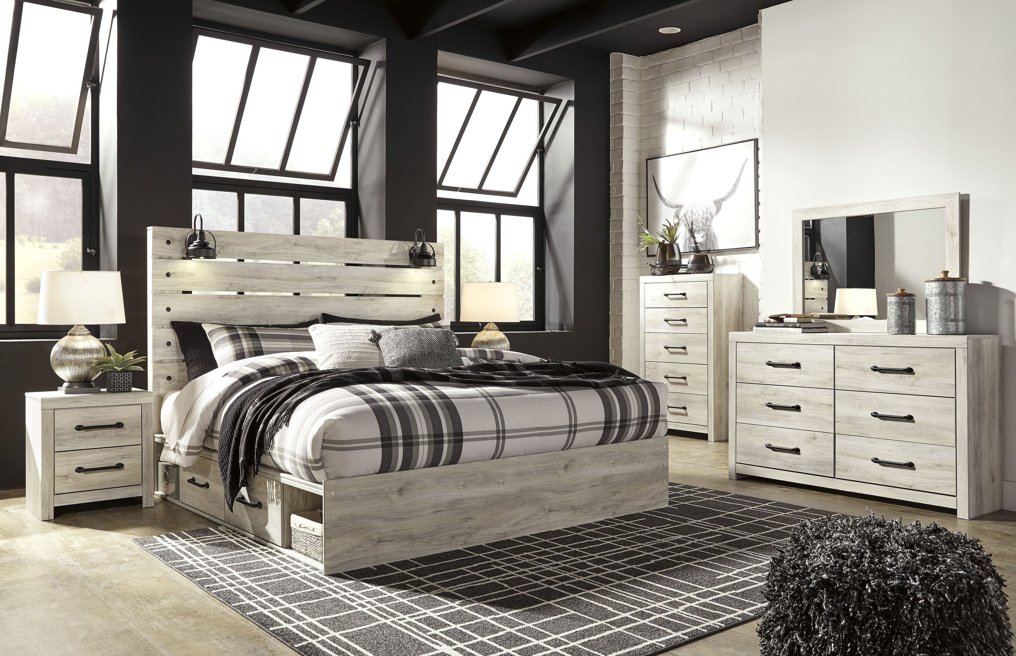 signature design by ashley cambeck 6 drawer dresser in whitewash Cambeck