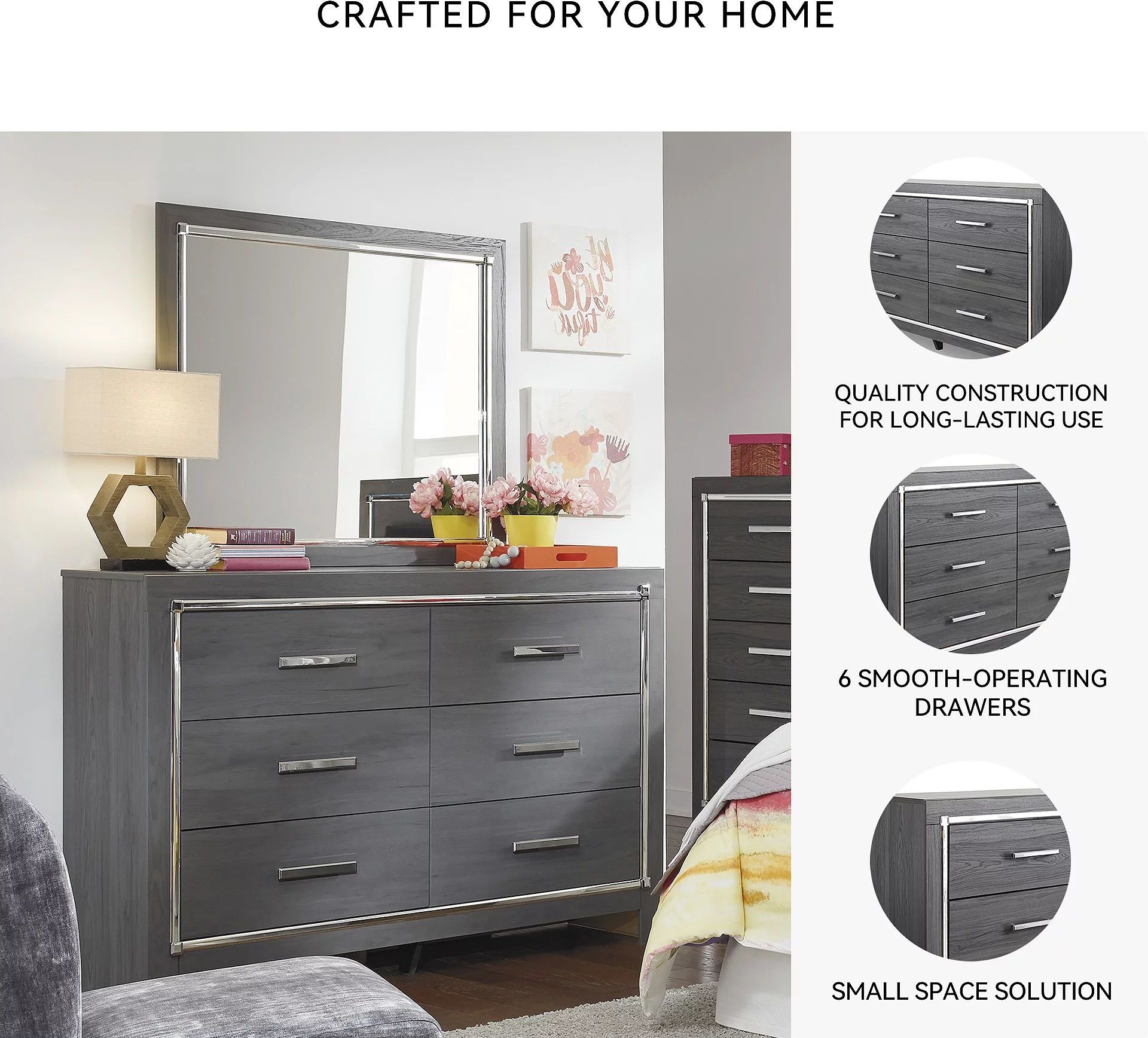 Lodanna Gray Dresser From Home Gallery Stores | Home Gallery Stores Lodanna Gray Dresser From Home Gallery Stores | Home Gallery Stores