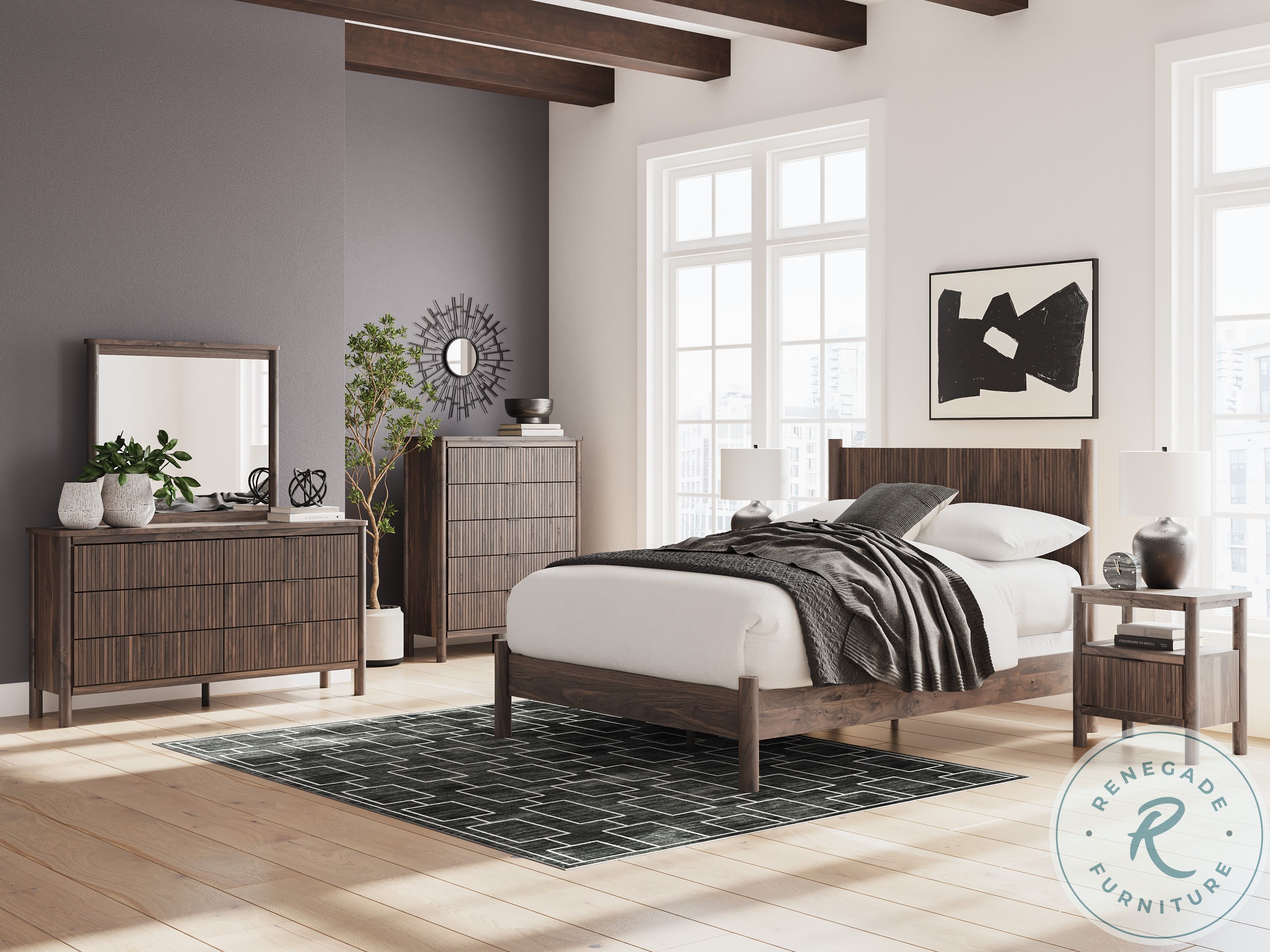 Symarro Brown Panel Bedroom Set from Ashley Furniture | Home