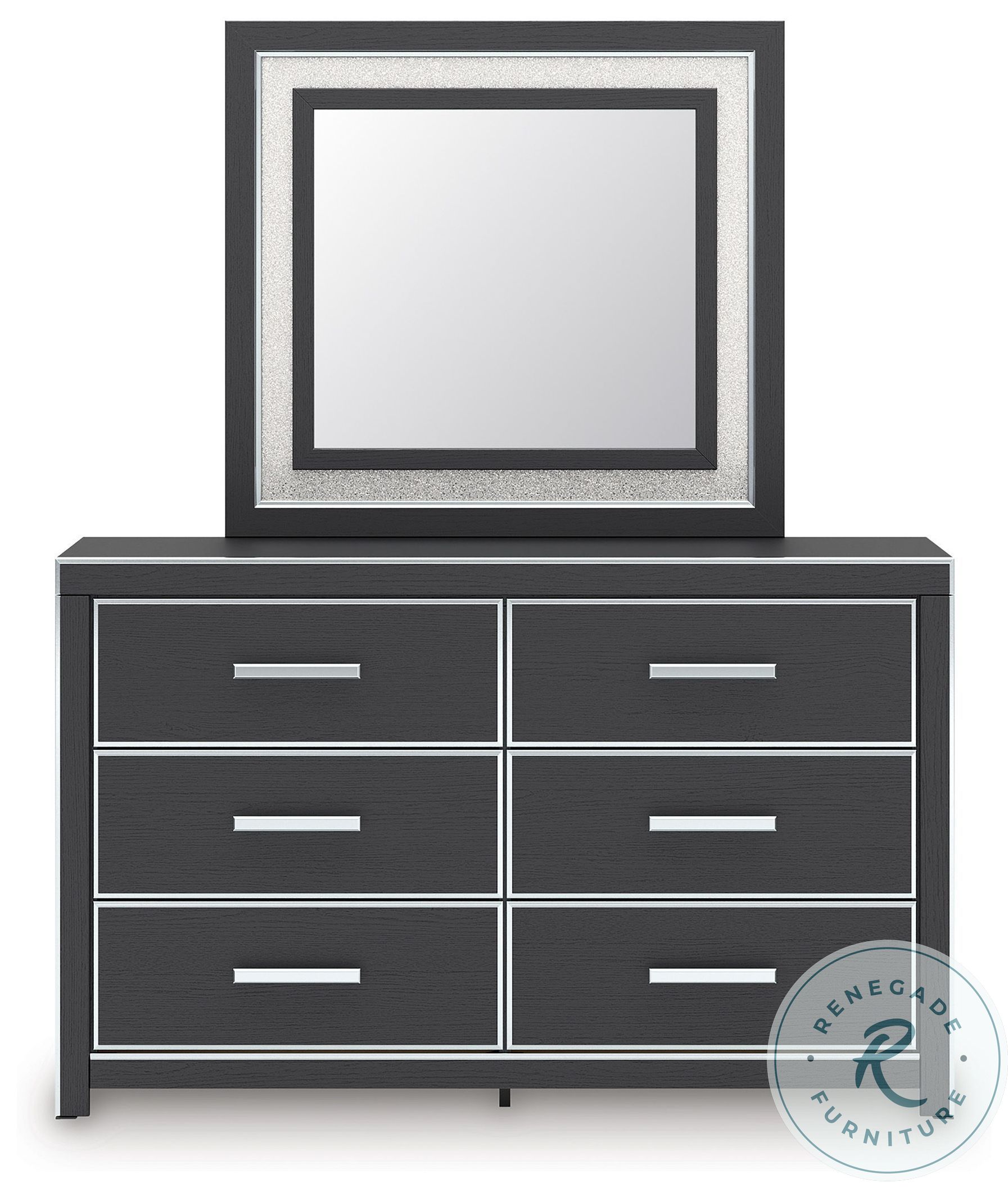 ashley black dresser with mirror Signature Design by Ashley Lavinton B764B1 Dresser and Mirror