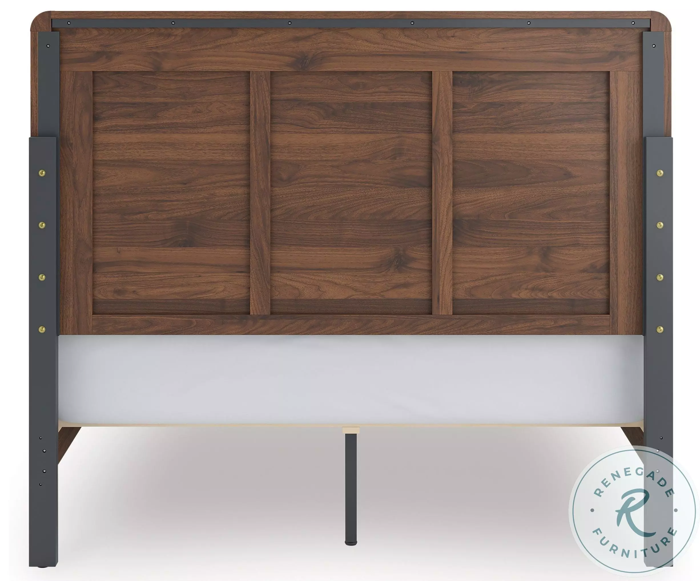 Chadworth Walnut Brown Queen Panel Bed From Ashley Furniture