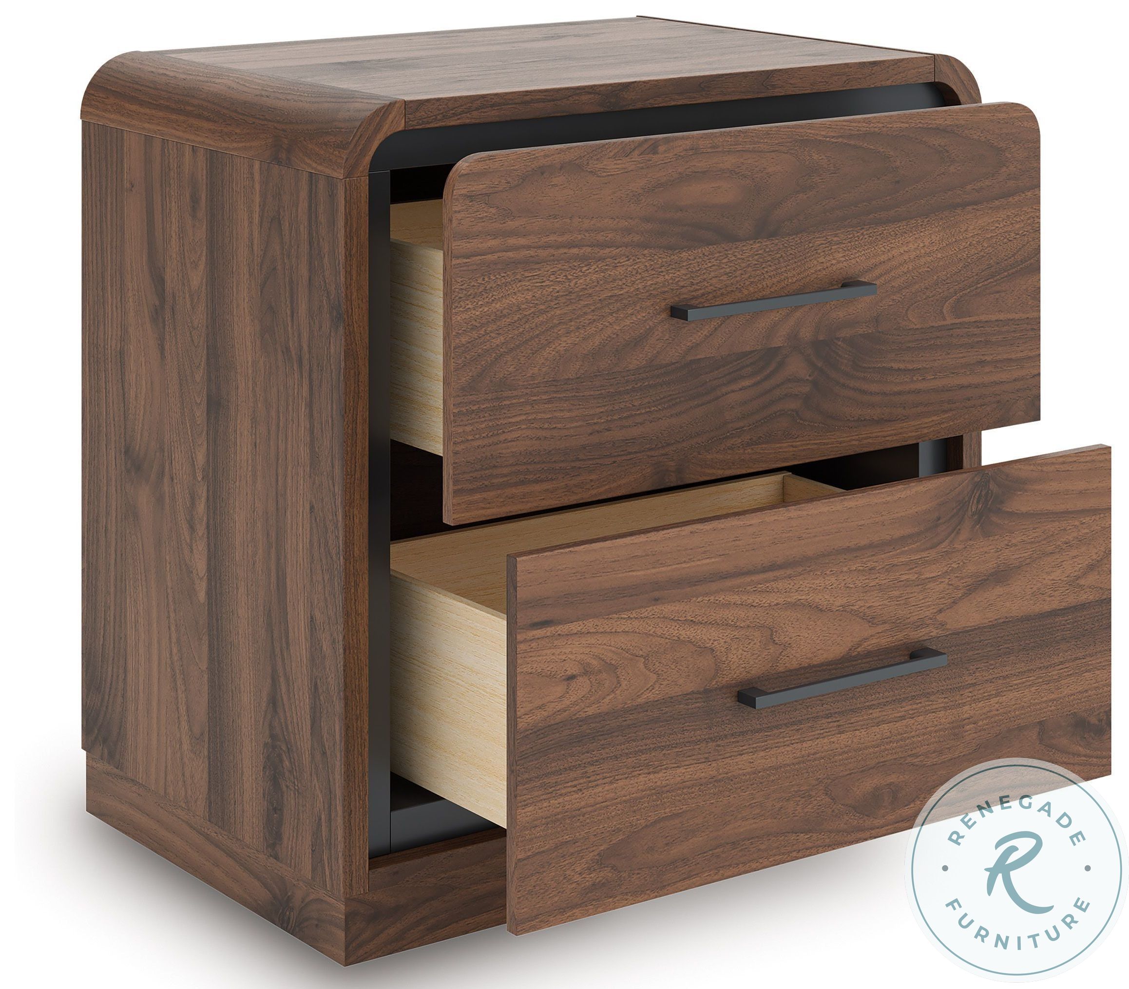 Chadworth Walnut Brown Panel Bedroom Set from Ashley Furniture