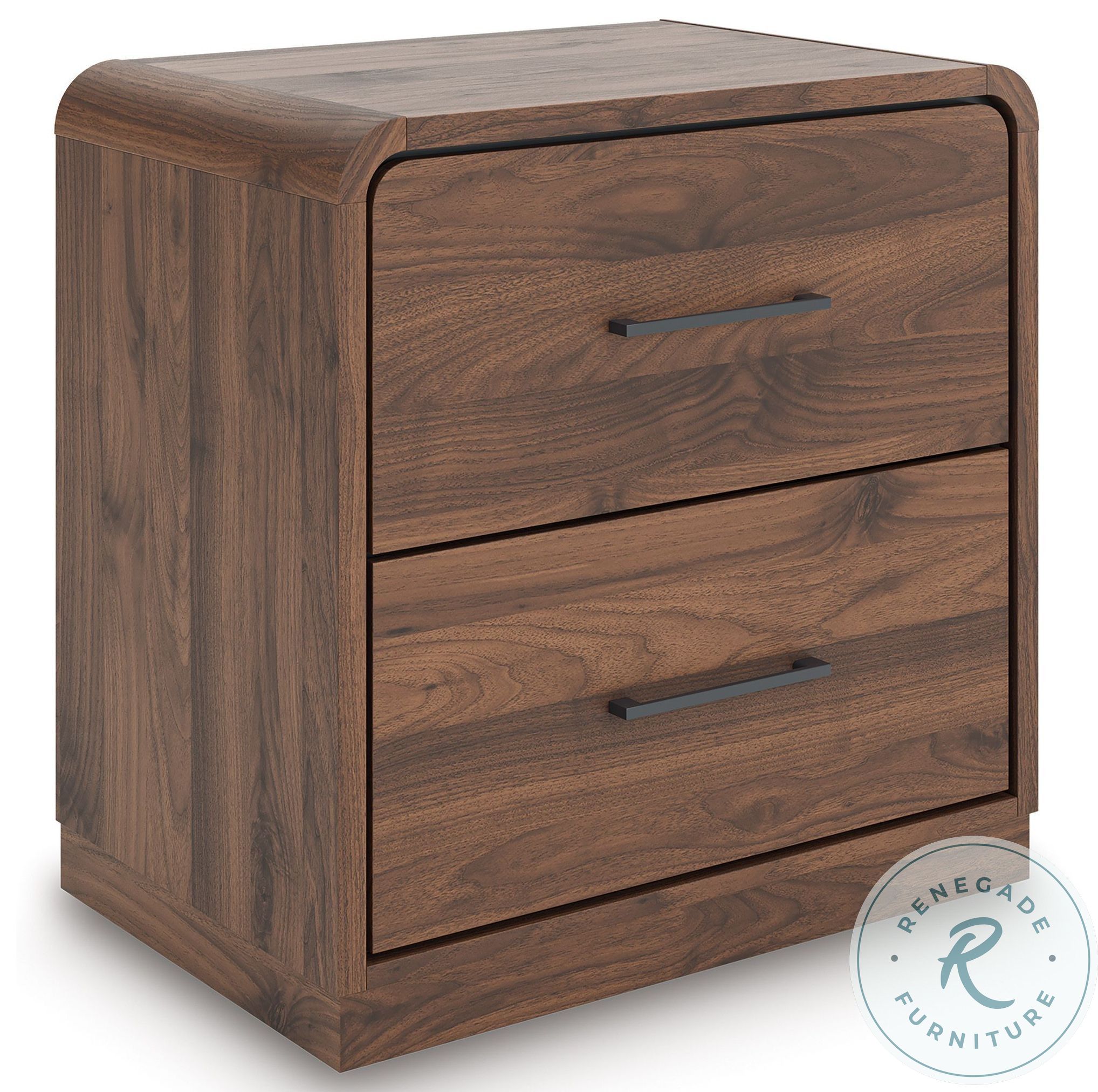 Chadworth Walnut Brown Panel Bedroom Set from Ashley Furniture