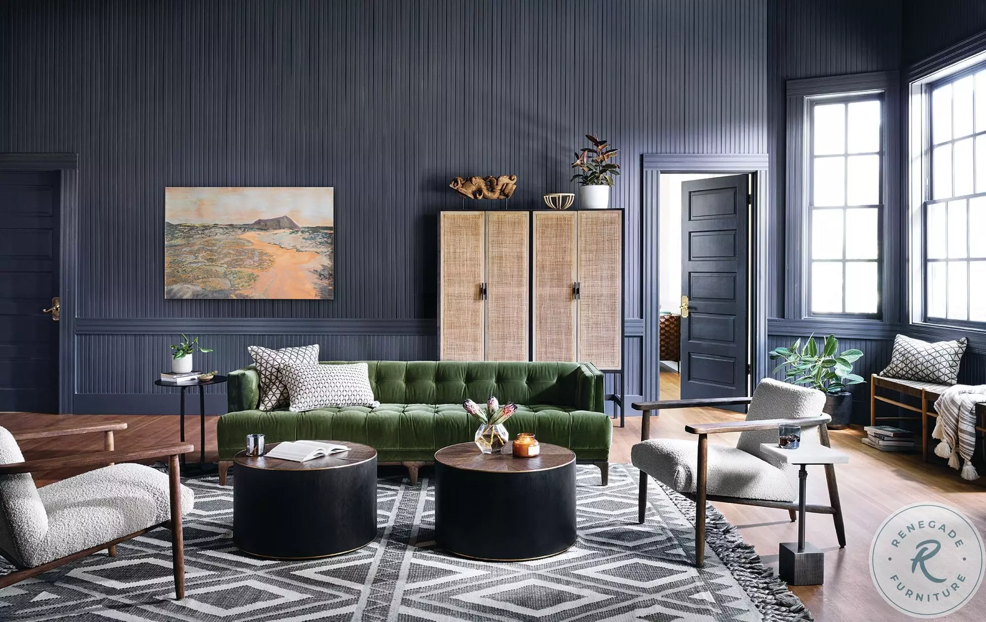 Dylan Sapphire Olive Living Room Set From Home Gallery Stores