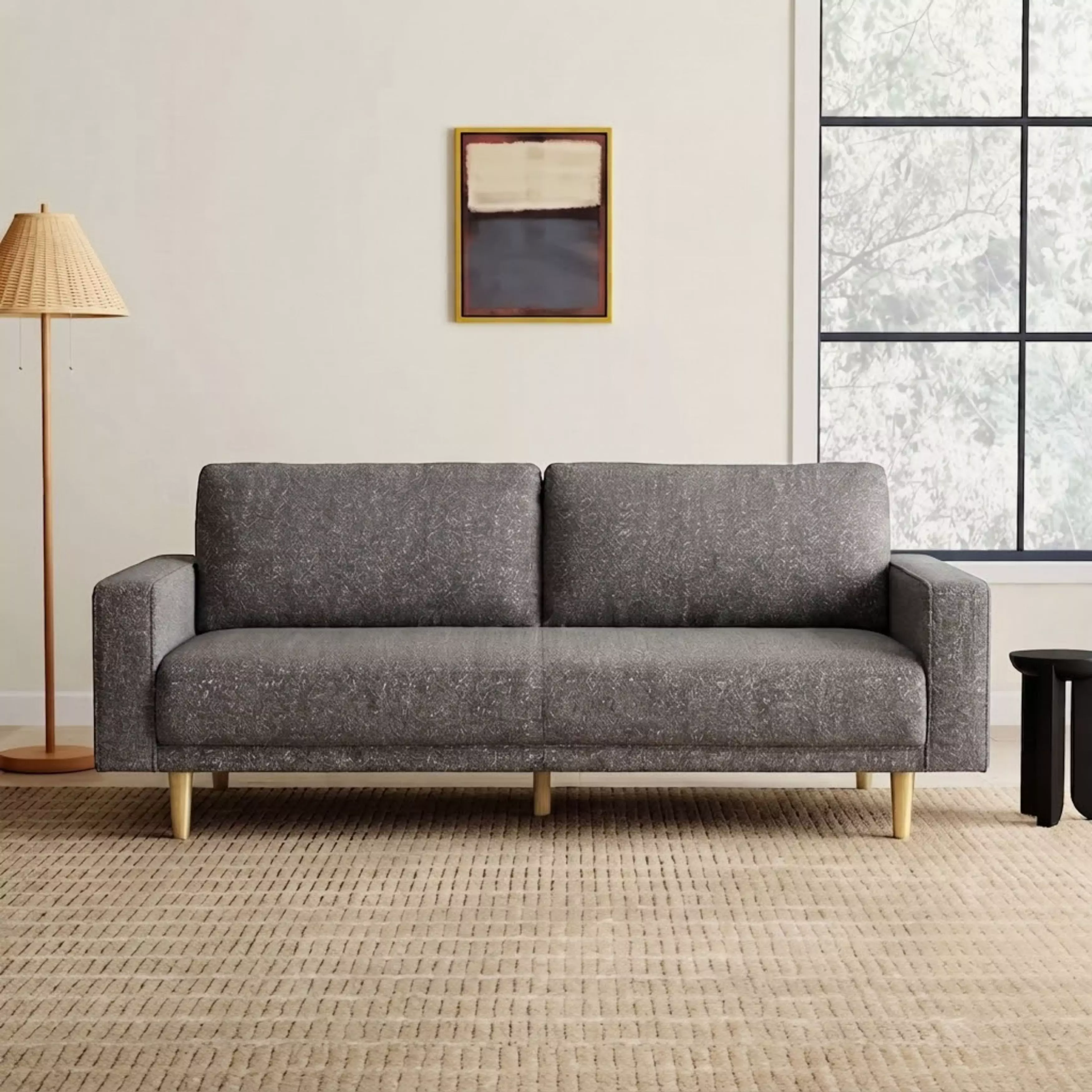 Elverum Charcoal Gray Sofa From Home Gallery Stores | Home Gallery