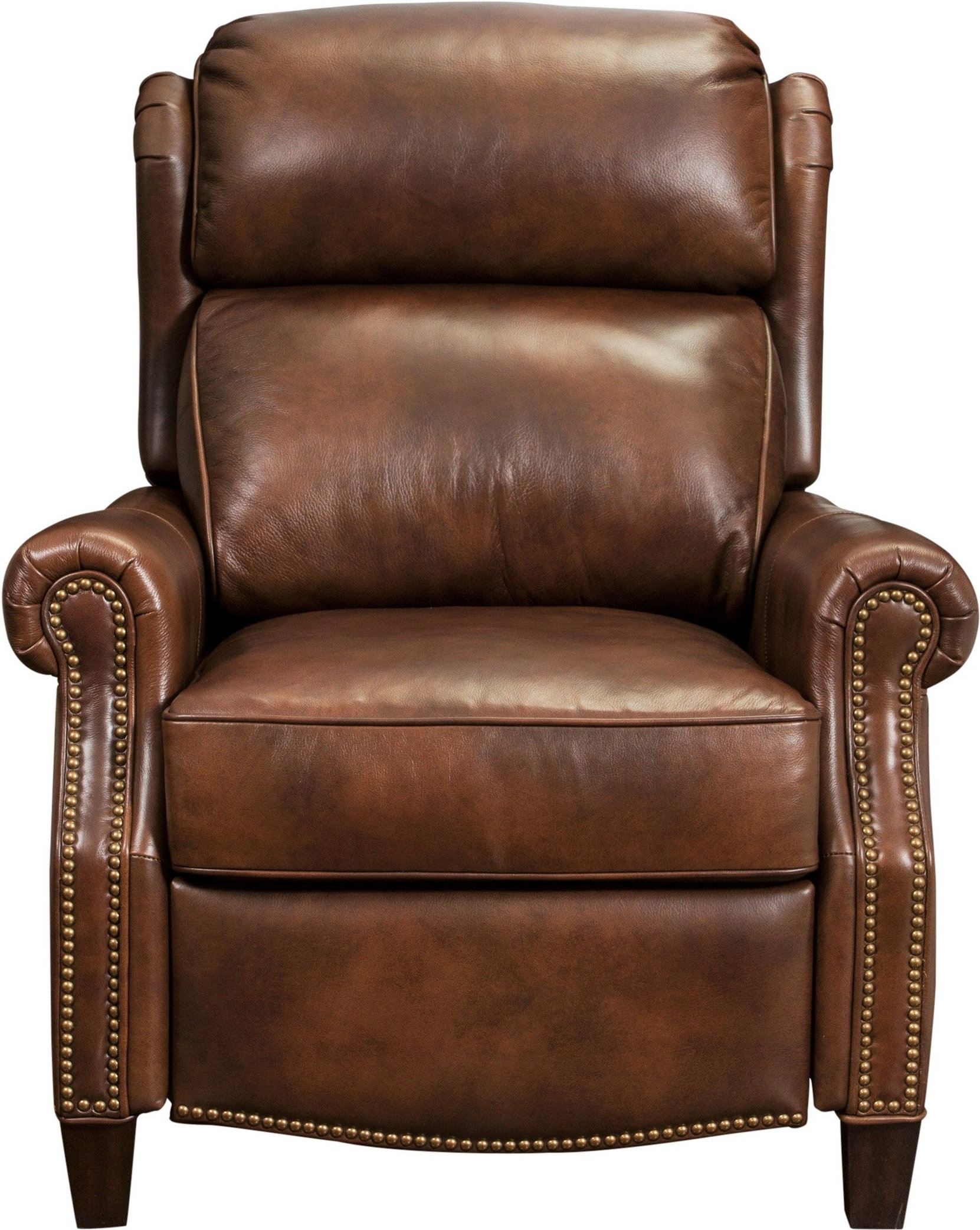 Meade Worthington Cognac Leather Recliner From Home Gallery Stores