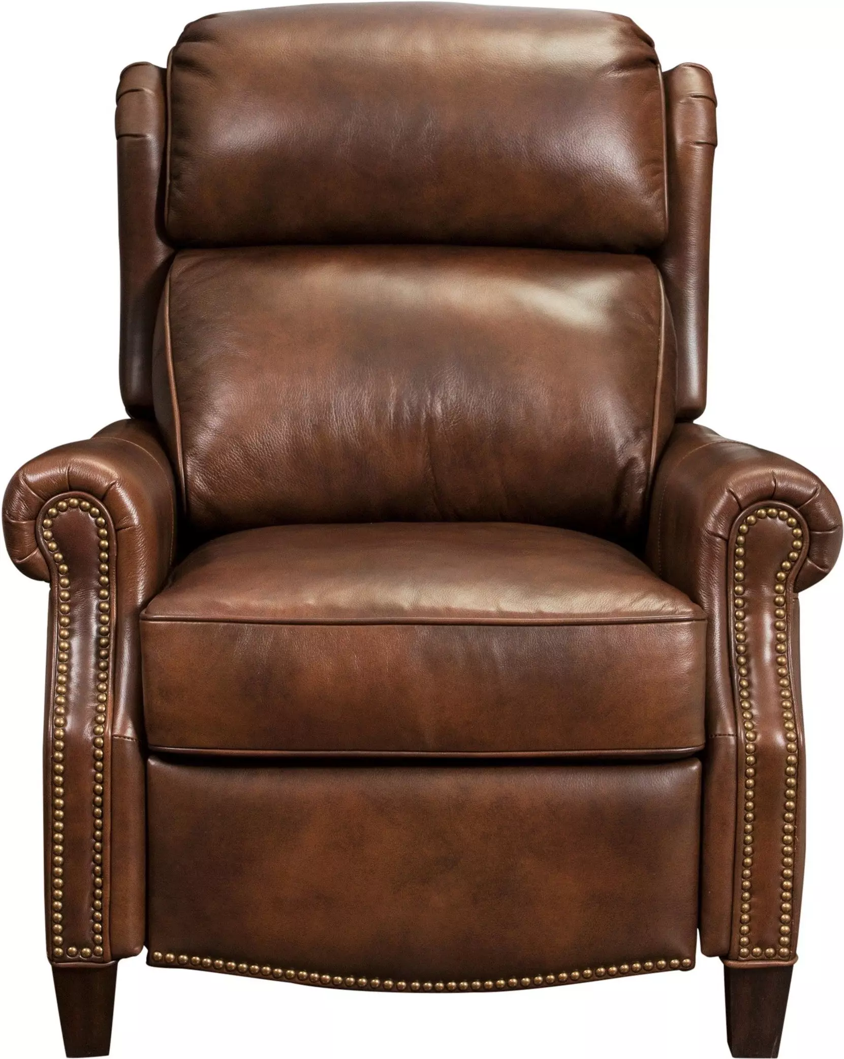 Meade Worthington Cognac Leather Recliner From Home Gallery Stores