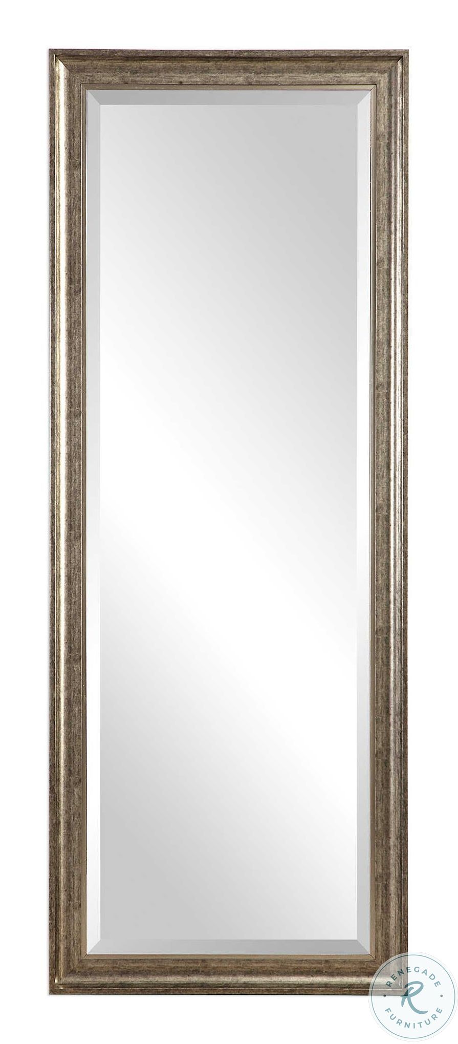 Aaleah Burnished Silver Wrapped Wall Mirror