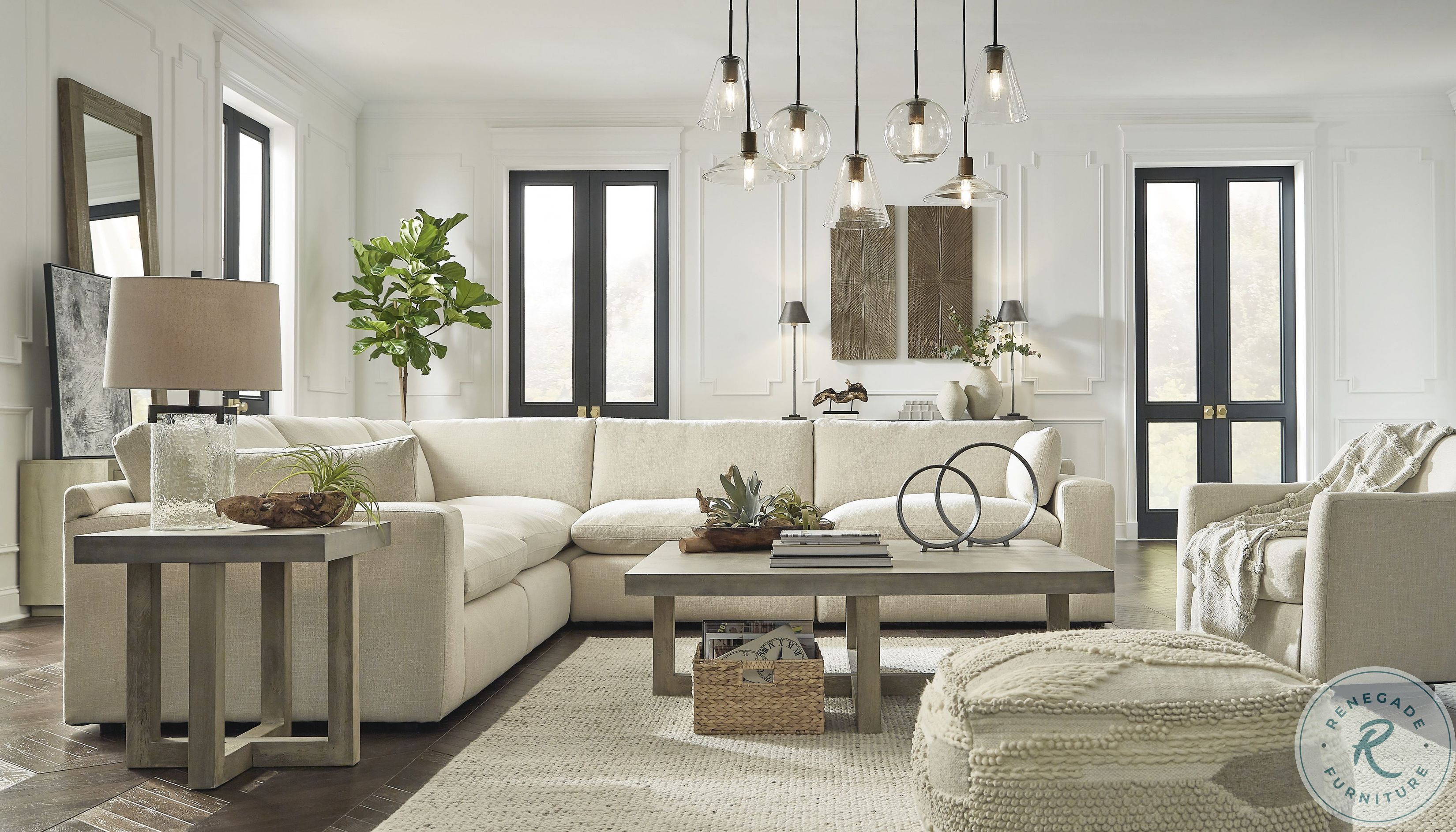 Lockthorne Gray Square Coffee Table T98818