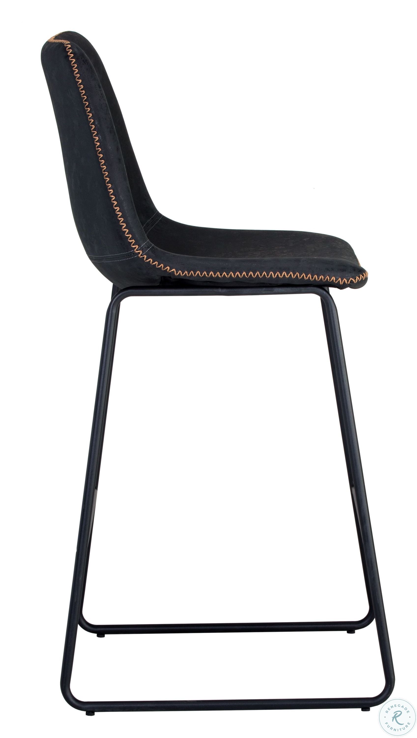 Urban Unity Cal Antique Black Counter Stool Set Of 2