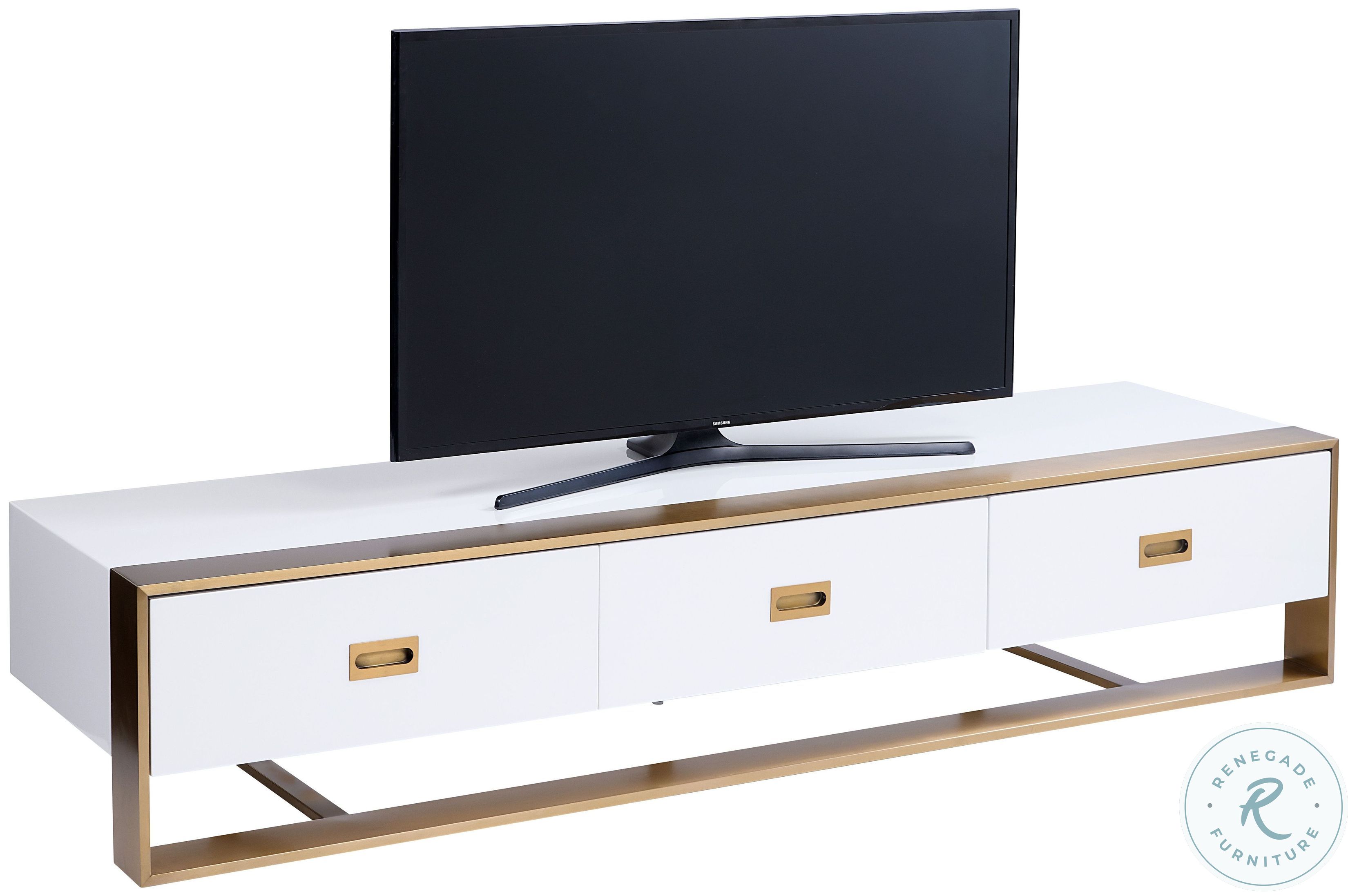 Ikon Gold Brielle TV Stand 107632